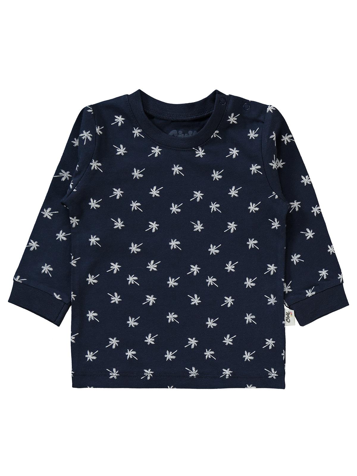 Civil Baby Palmiye Emprime 6-18 Ay Erkek Pijama Takım - Lacivert