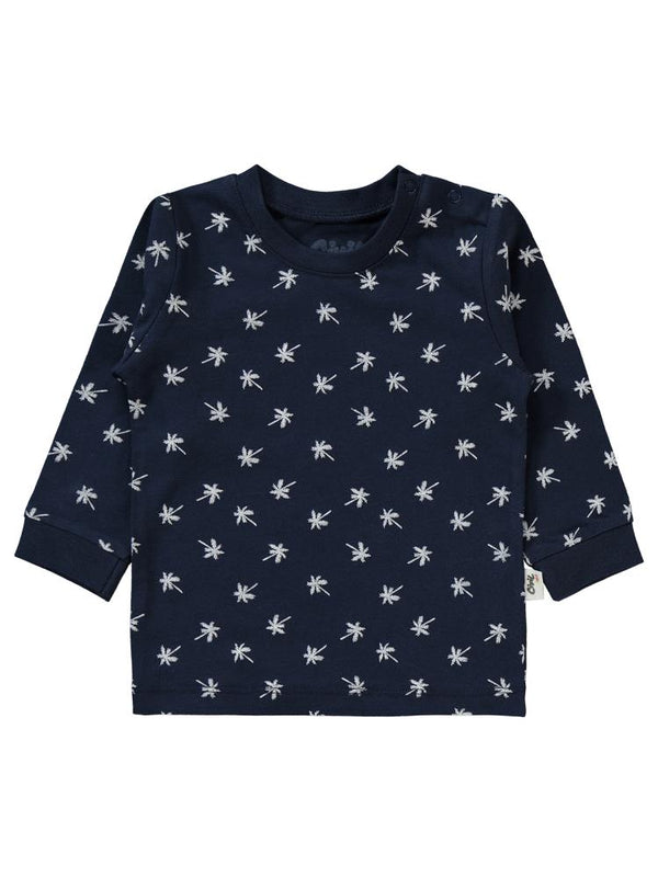 Civil Baby Palmiye Emprime 6-18 Ay Erkek Pijama Takım - Lacivert