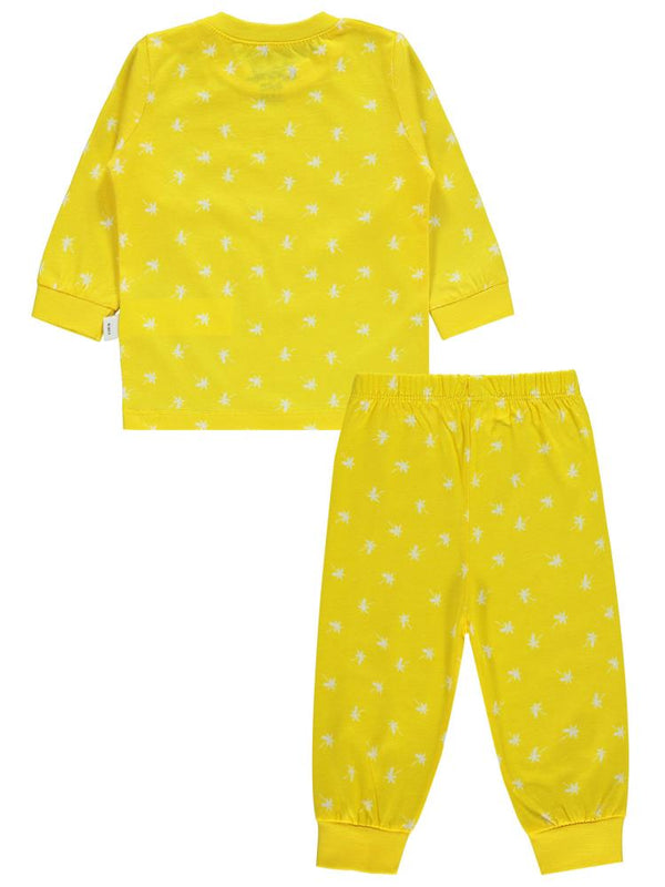Civil Baby Palmiye Emprime 6-18 Ay Erkek Pijama Takım - Sarı