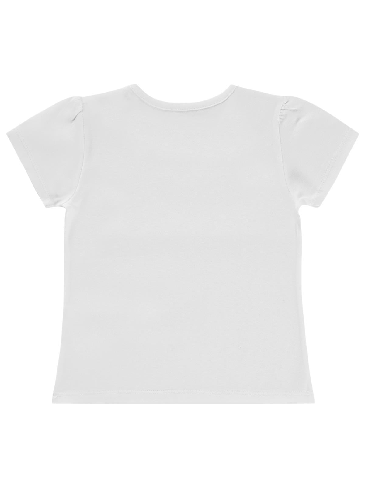 Civil Baby Kız Bebek Tişört 6-18 Ay - Beyaz