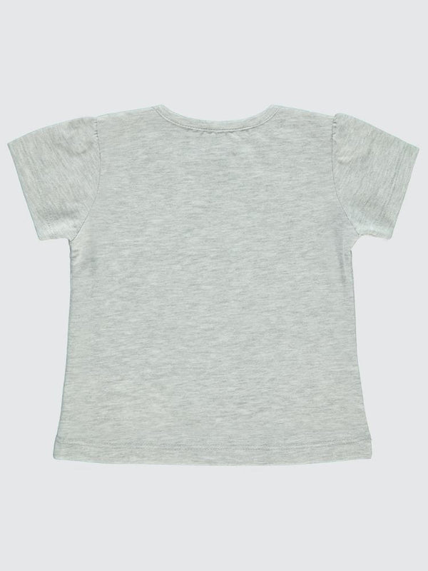 Civil Baby 6-18 Ay Kız Tshirt - Gri