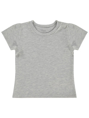 Civil Baby Kız Bebek Tişört 6-18 Ay - Gri