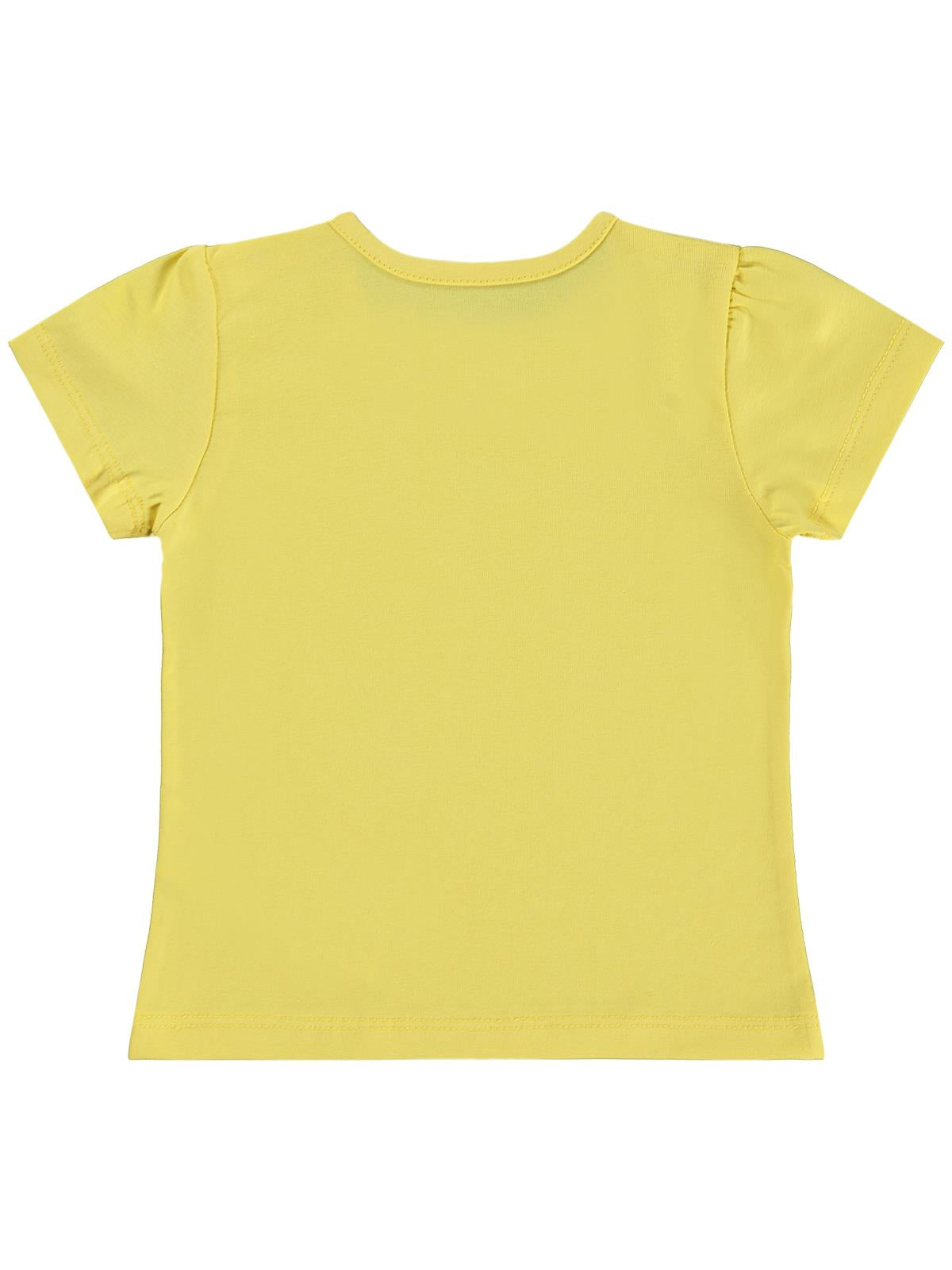 Civil Baby Kız Bebek Tişört 6-18 Ay - Sarı