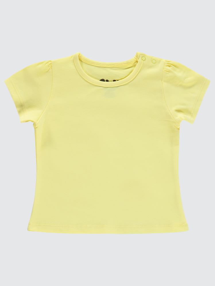 Civil Baby Kız Bebek Tişört 6-18 Ay - Sarı