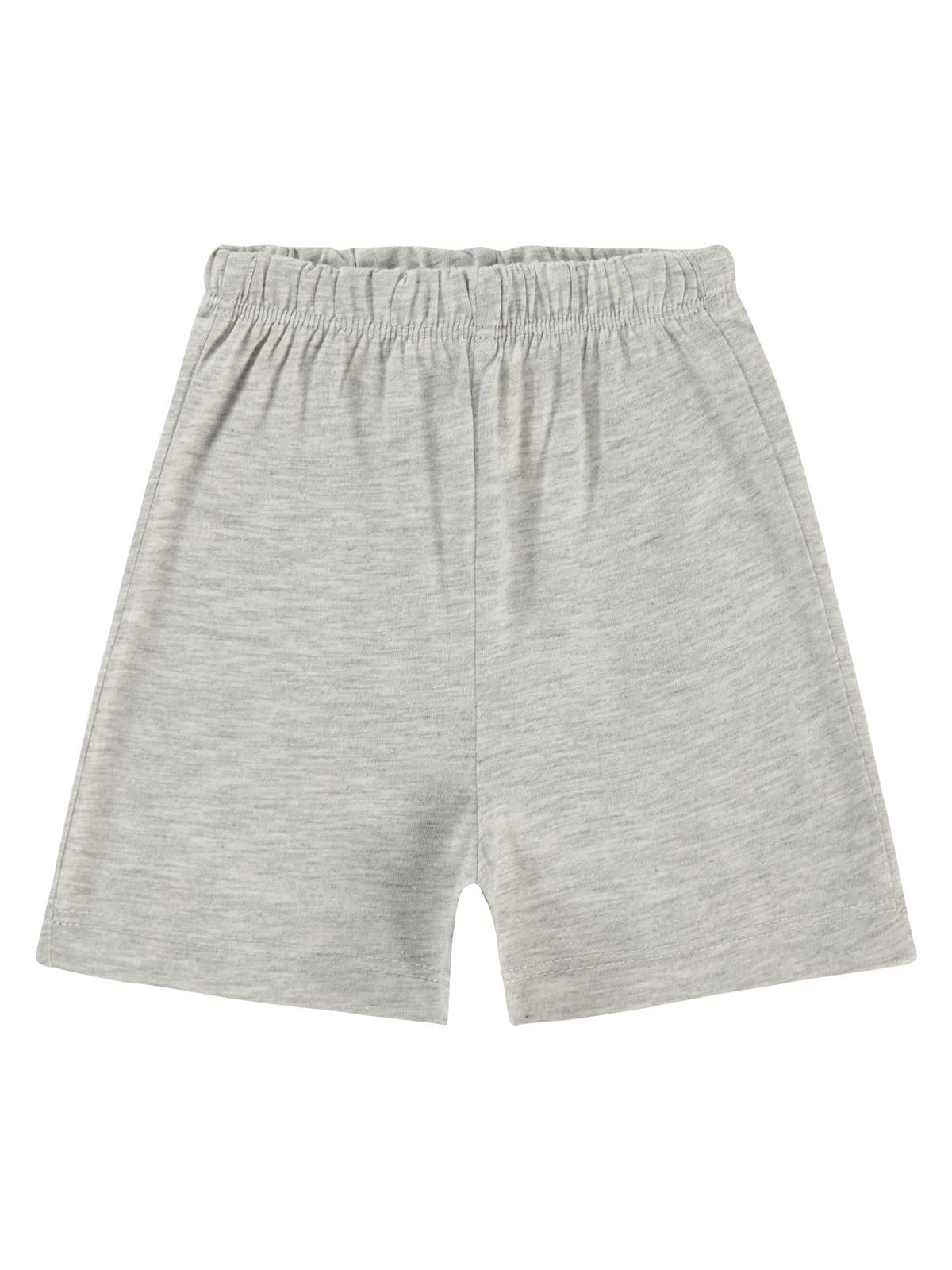 Civil Baby Yandan Dikişli 3-24 Ay Unisex Şort  - Gri