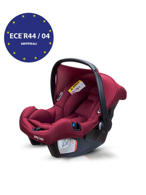 Baby Enzo Taşıma Ana Kucağı / Oto Koltuğu 0-13 kg - Bordo