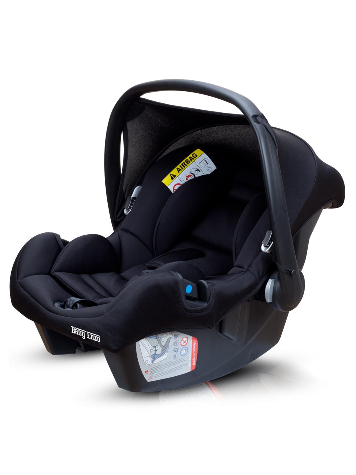 Baby Enzo Taşıma Ana Kucağı / Oto Koltuğu 0-13 kg - Siyah