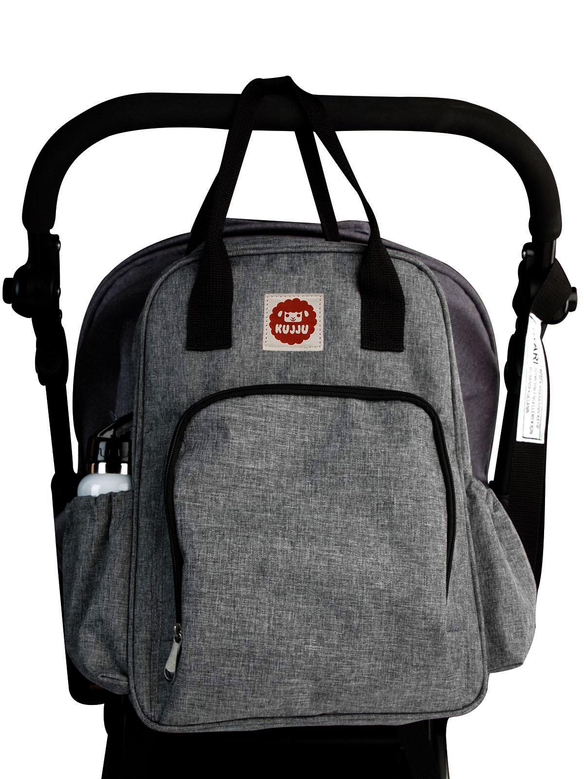Kujju Anne Bebek Bakım Sırt Çantası  - Gri