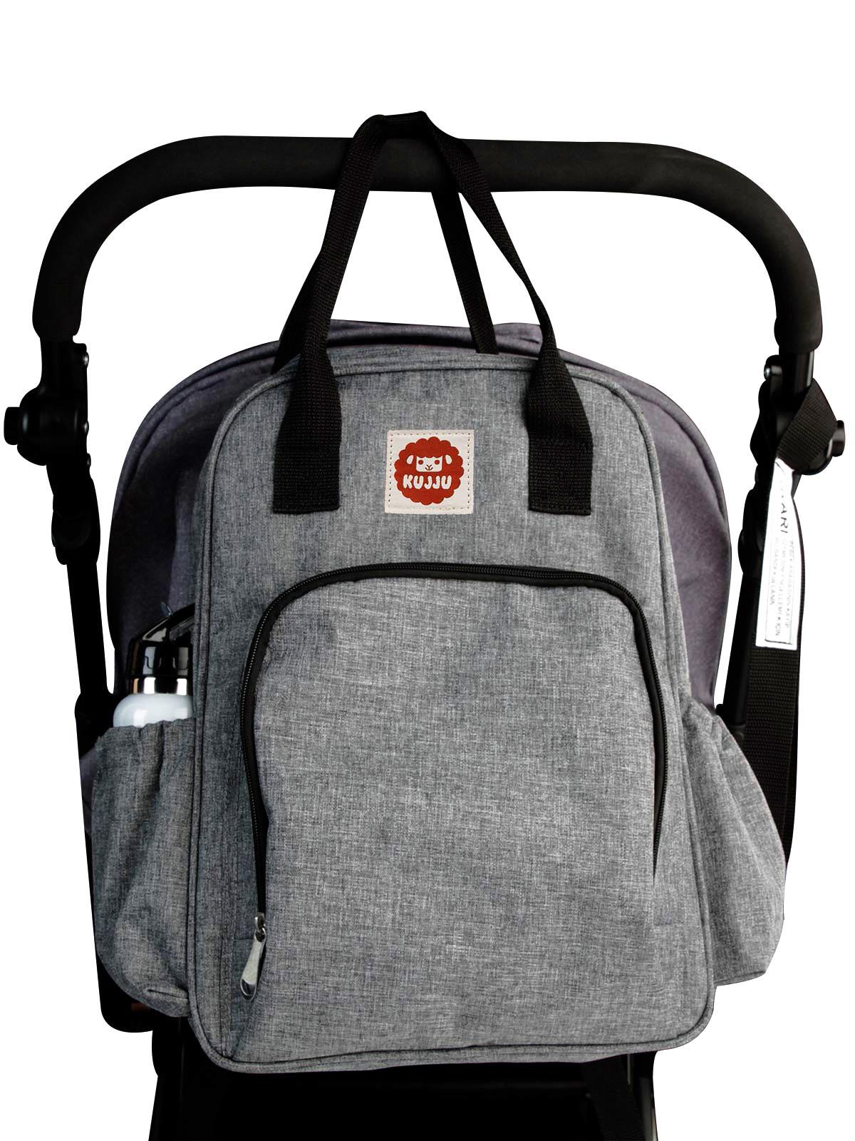 Kujju Anne Bebek Bakım Sırt Çantası  - Gri