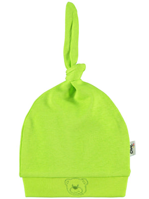 Civil Baby Ayıcık Kafası Tepeden Bağlamalı Unisex Bere - Yeşil