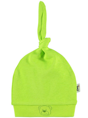 Civil Baby Ayıcık Kafası Tepeden Bağlamalı Unisex Bere - Yeşil
