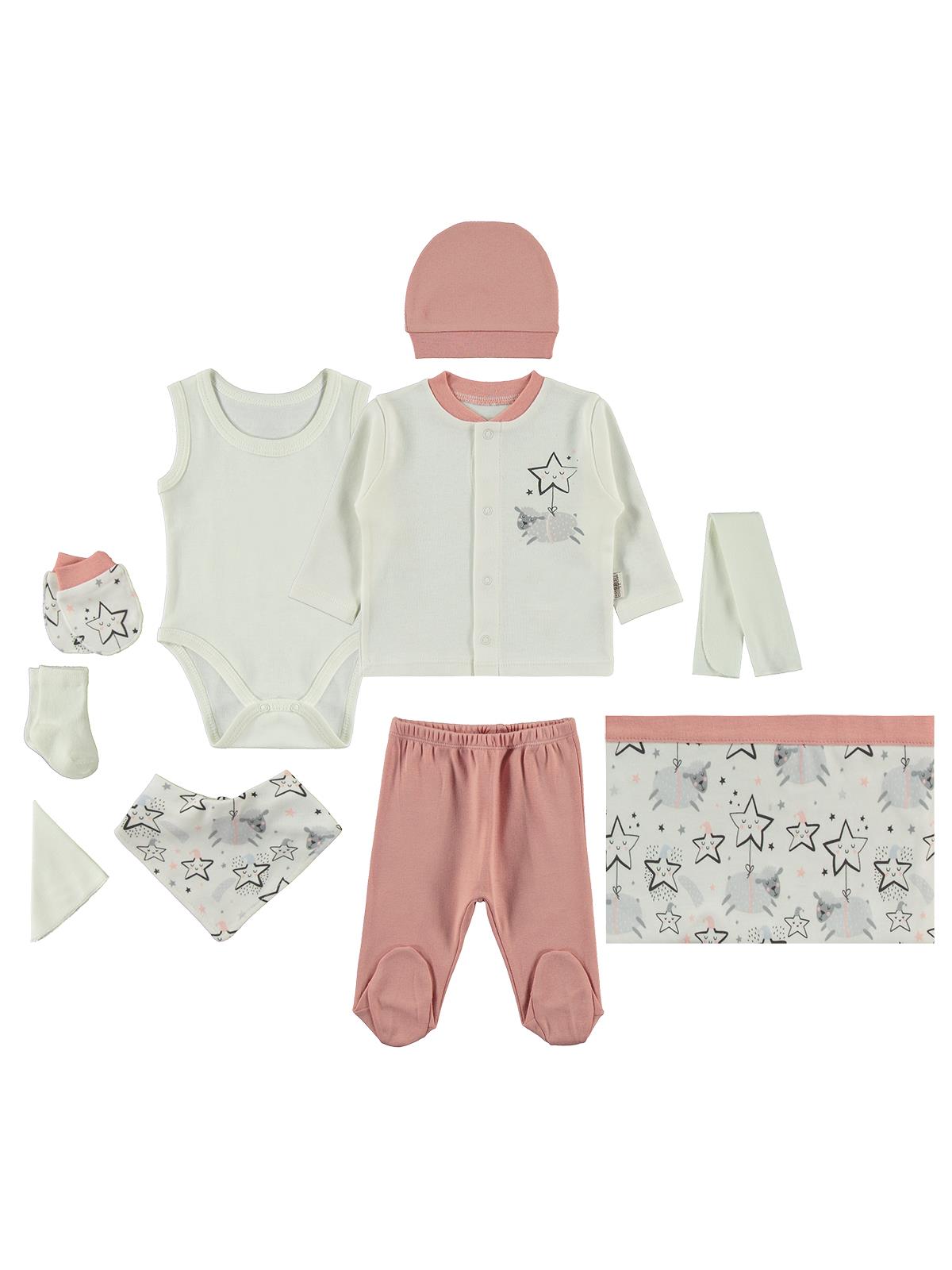 Bebbek Star  Zıbın Setleri - Pembe