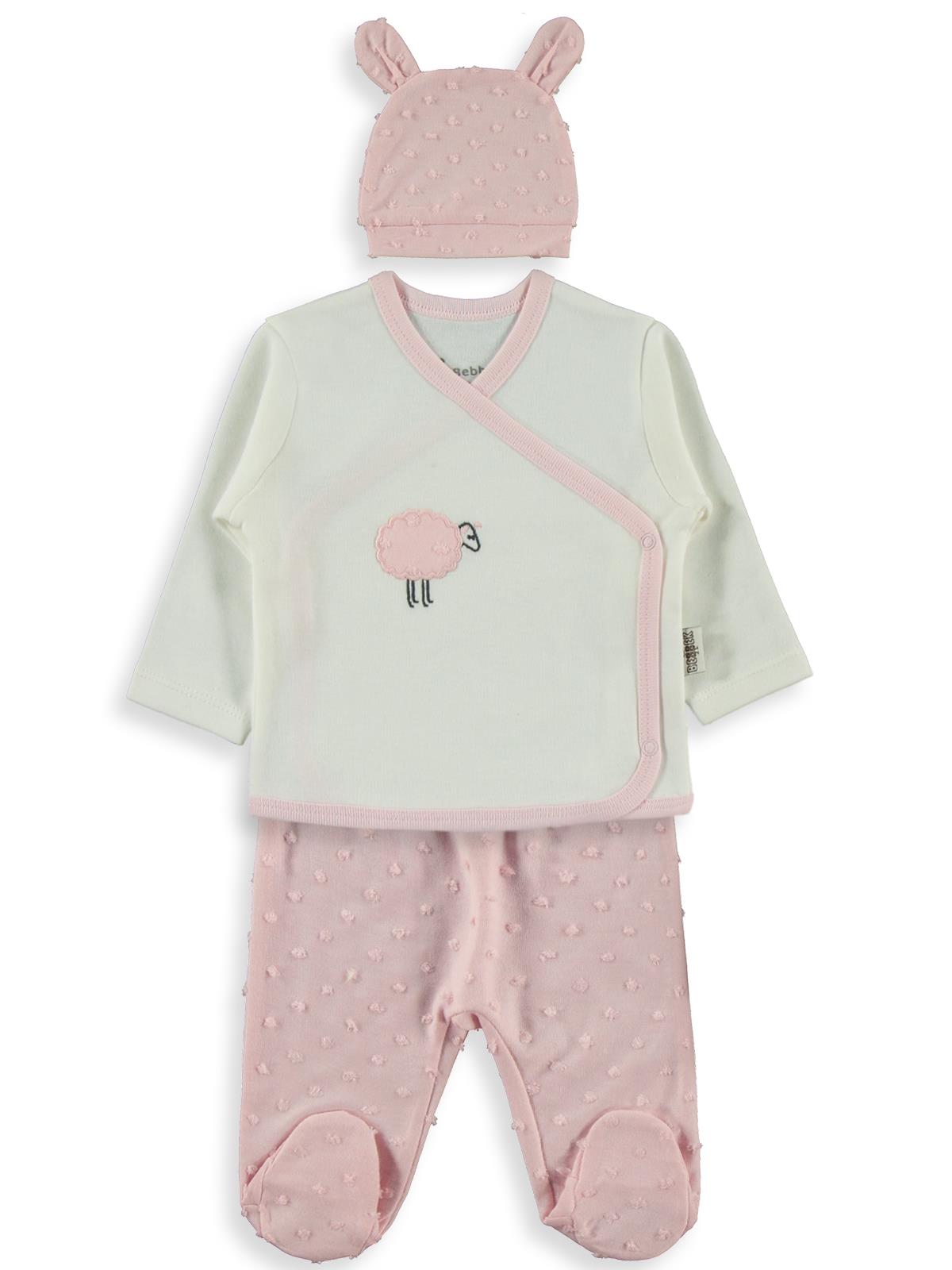 Bebbek Baby Love  Zıbın Setleri - Pembe