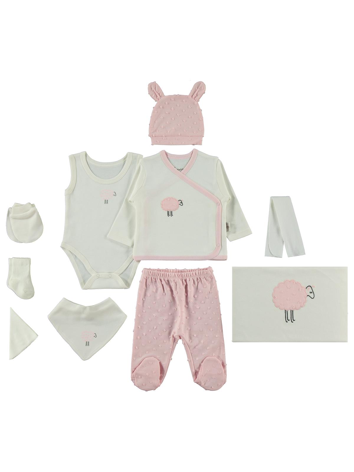 Bebbek Baby Love  Zıbın Setleri - Pembe
