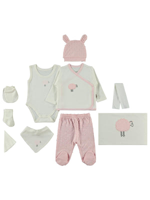Bebbek Baby Love  Zıbın Setleri - Pembe