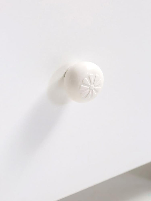 Babywhen Sallanan ve Tekerlekli Başucu Beşiği 60x120 cm-Beyaz