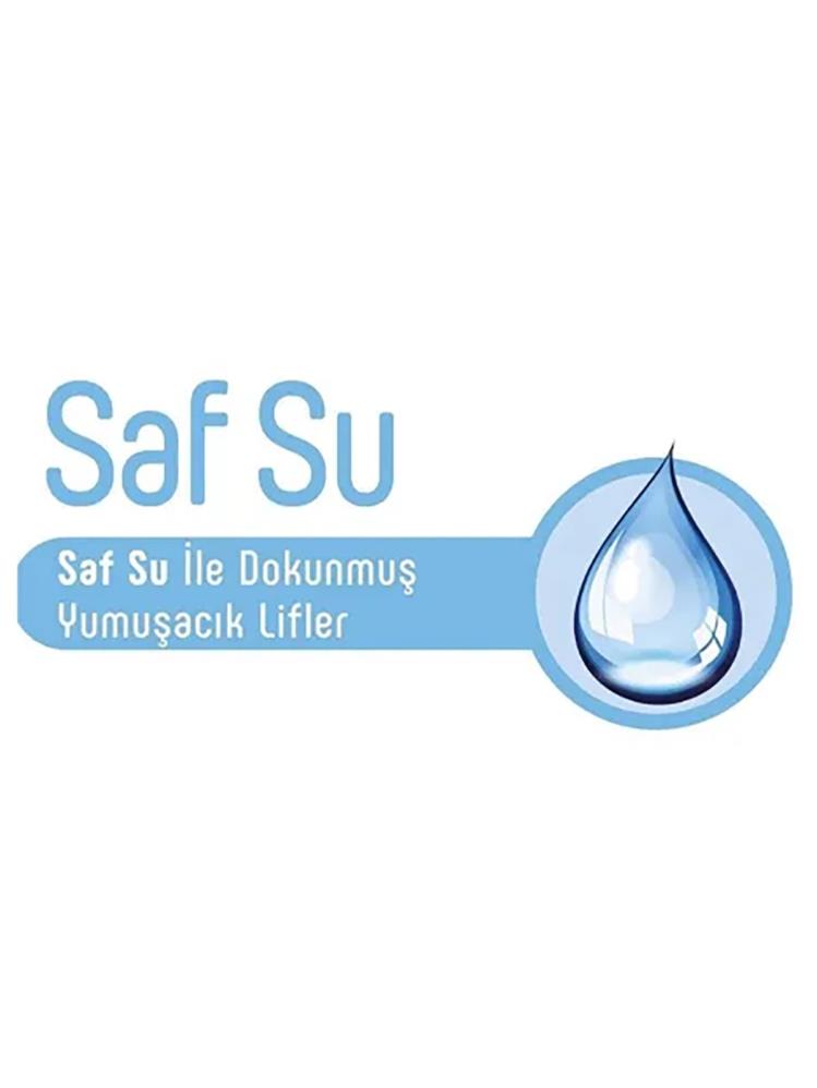 Sleepy Natural Islak Pamuklu Havlu 3x60 Adet