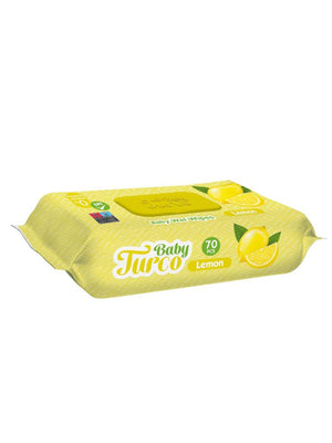 Baby Turco Limon Kokulu Islak Bebek Havlusu 70 Yaprak
