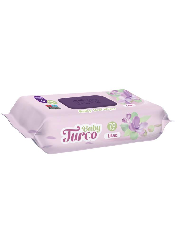 Baby Turco Leylak Kokulu Islak Bebek Havlusu 70 Yaprak