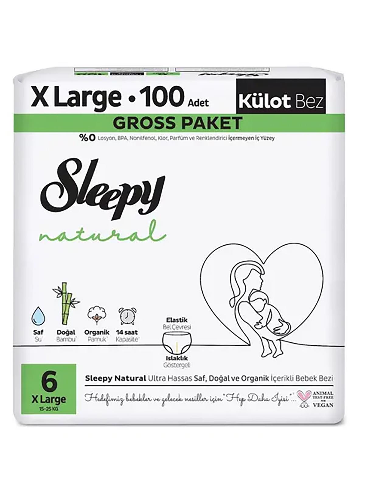 Sleepy Külot Bez Mega Paket 6 Numara XLarge 100 Adet