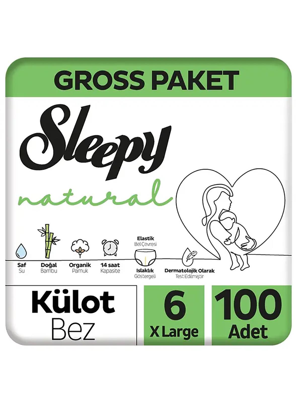 Sleepy Külot Bez Mega Paket 6 Numara XLarge 100 Adet