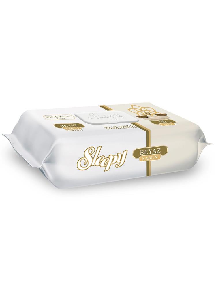 Sleepy Beyaz Sabun Kokulu 90 Yaprak 4'lü Paket Islak Mendil