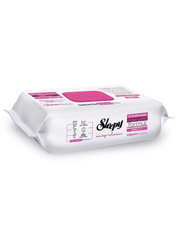 Sleepy Yüzey Temizleme Havlusu Lilyum Buketi 100 Yaprak