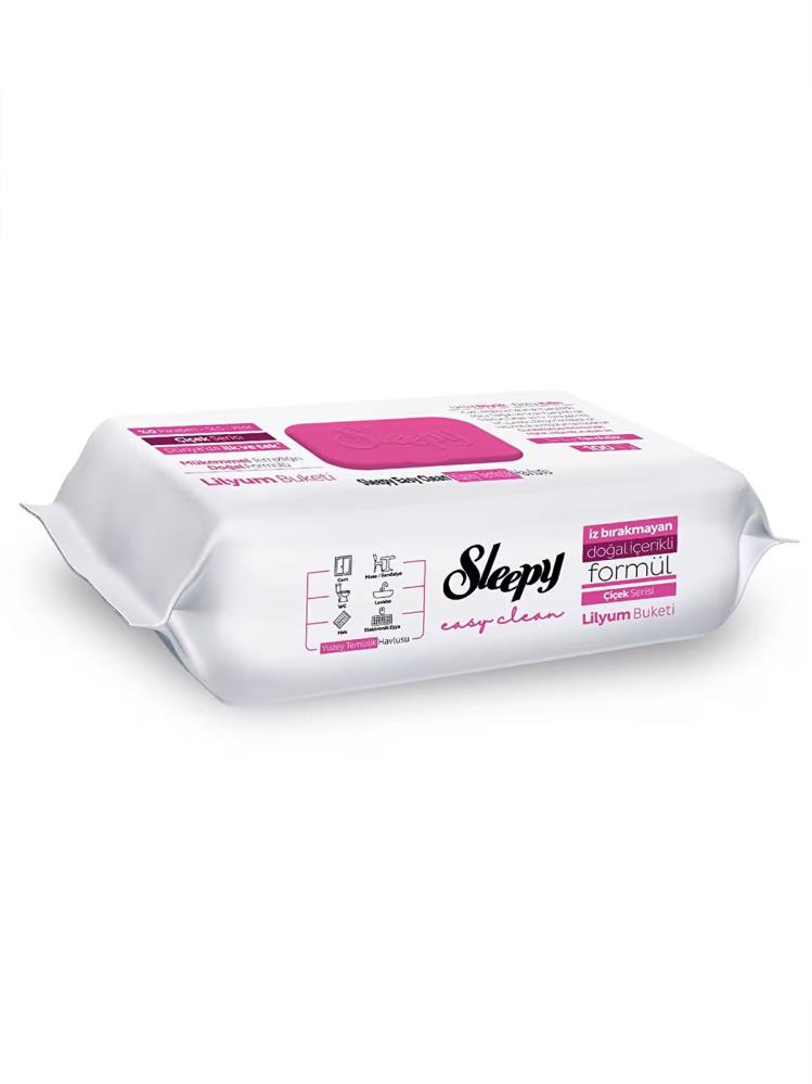 Sleepy Yüzey Temizleme Havlusu Lilyum Buketi 100 Yaprak