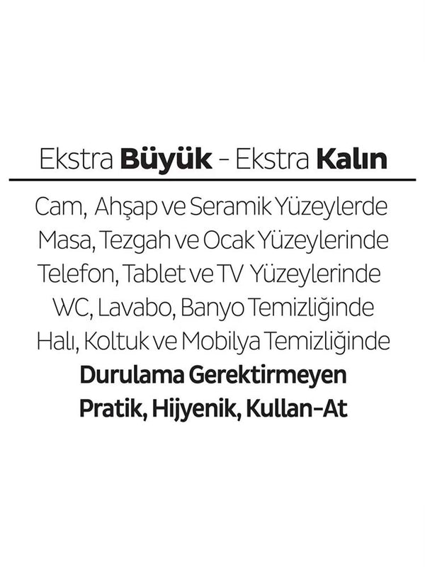 Sleepy Yüzey Temizleme Havlusu Lilyum Buketi 100 Yaprak