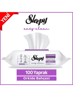 Sleepy Yüzey Temizleme Havlusu Orkide Bahçesi 100 Yaprak