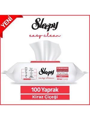 Sleepy Yüzey Temizleme Havlusu Kiraz Çiçeği 100 Yaprak