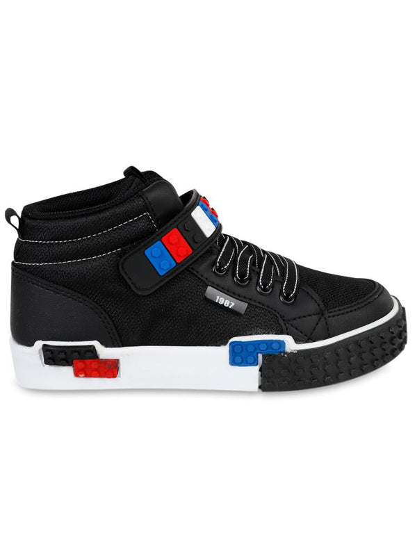 Mpone Ft Sports Casual Erkek Çocuk Spor Ayakkabı 31-35 Numara - Siyah