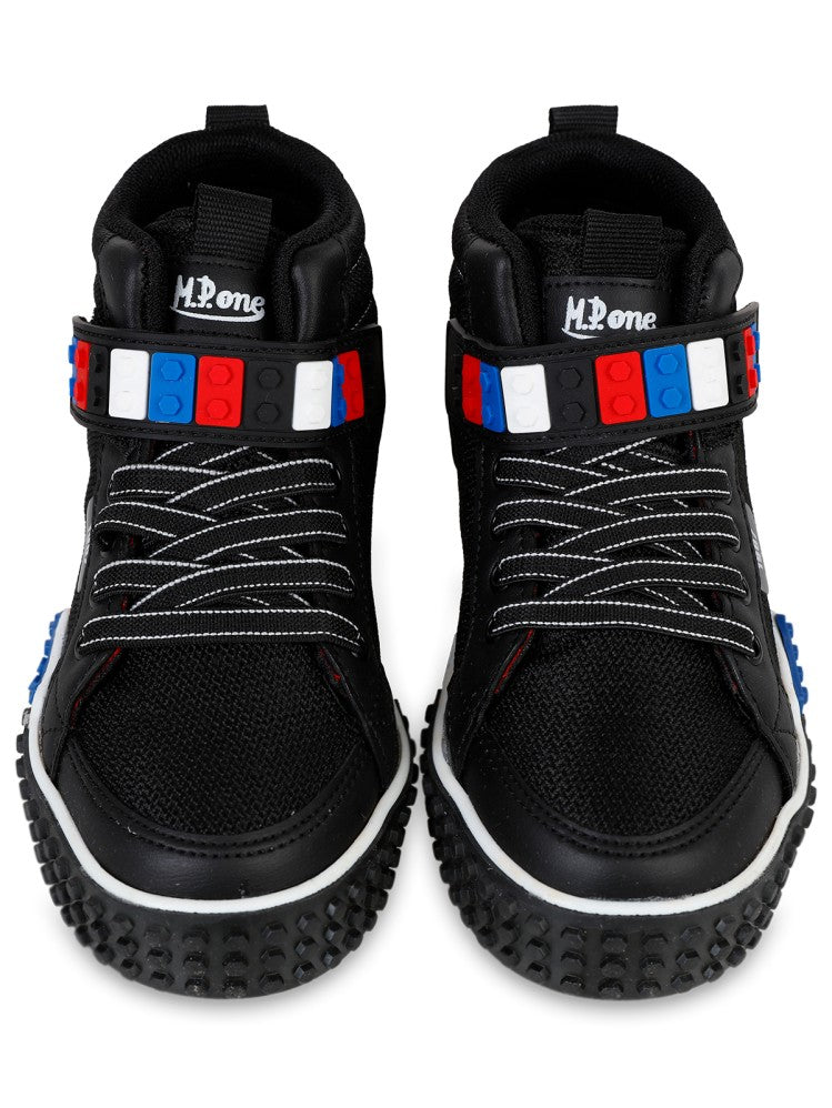 Mpone Ft Sports Casual Erkek Çocuk Spor Ayakkabı 31-35 Numara - Siyah