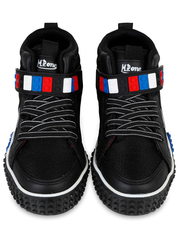 Mpone Ft Sports Casual Erkek Çocuk Spor Ayakkabı 31-35 Numara - Siyah
