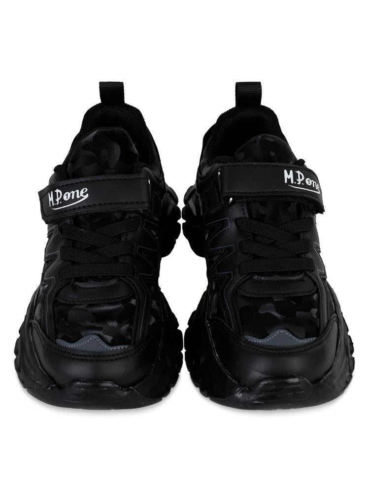 Mpone Ft Sports Casual Erkek Çocuk Spor Ayakkabı 31-35 Numara - Siyah