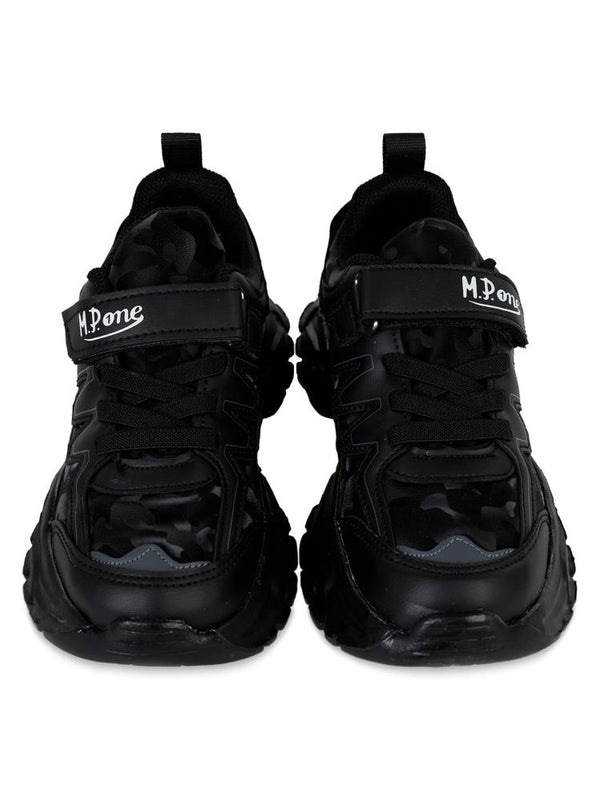 Mpone Ft Sports Casual Erkek Çocuk Spor Ayakkabı 31-35 Numara - Siyah