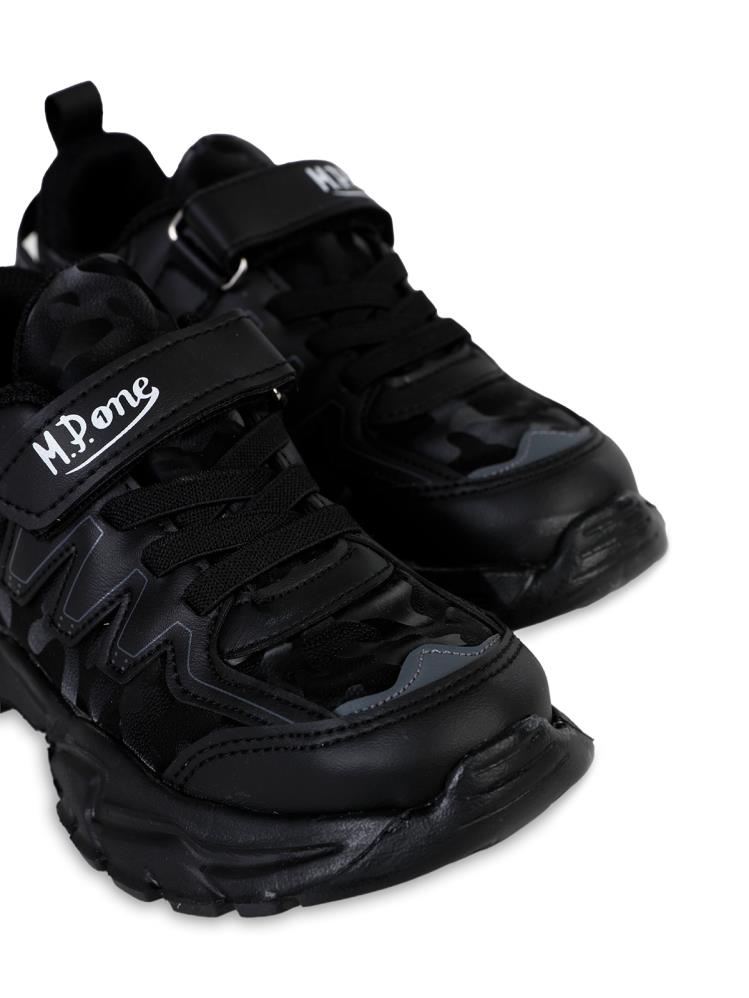 Mpone Ft Sports Casual Erkek Çocuk Spor Ayakkabı 31-35 Numara - Siyah