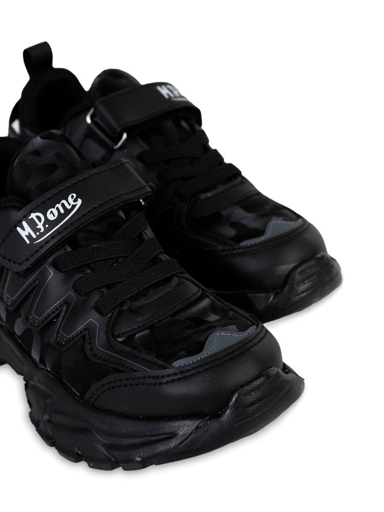 Mpone Ft Sports Casual Erkek Çocuk Spor Ayakkabı 31-35 Numara - Siyah