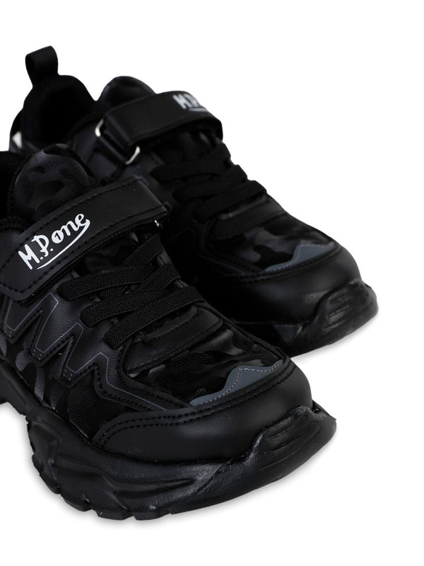 Mpone Ft Sports Casual Erkek Çocuk Spor Ayakkabı 31-35 Numara - Siyah