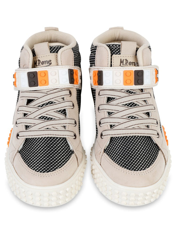 Mpone Ft Sports Casual Erkek Çocuk Spor Ayakkabı 31-35 Numara - Bej