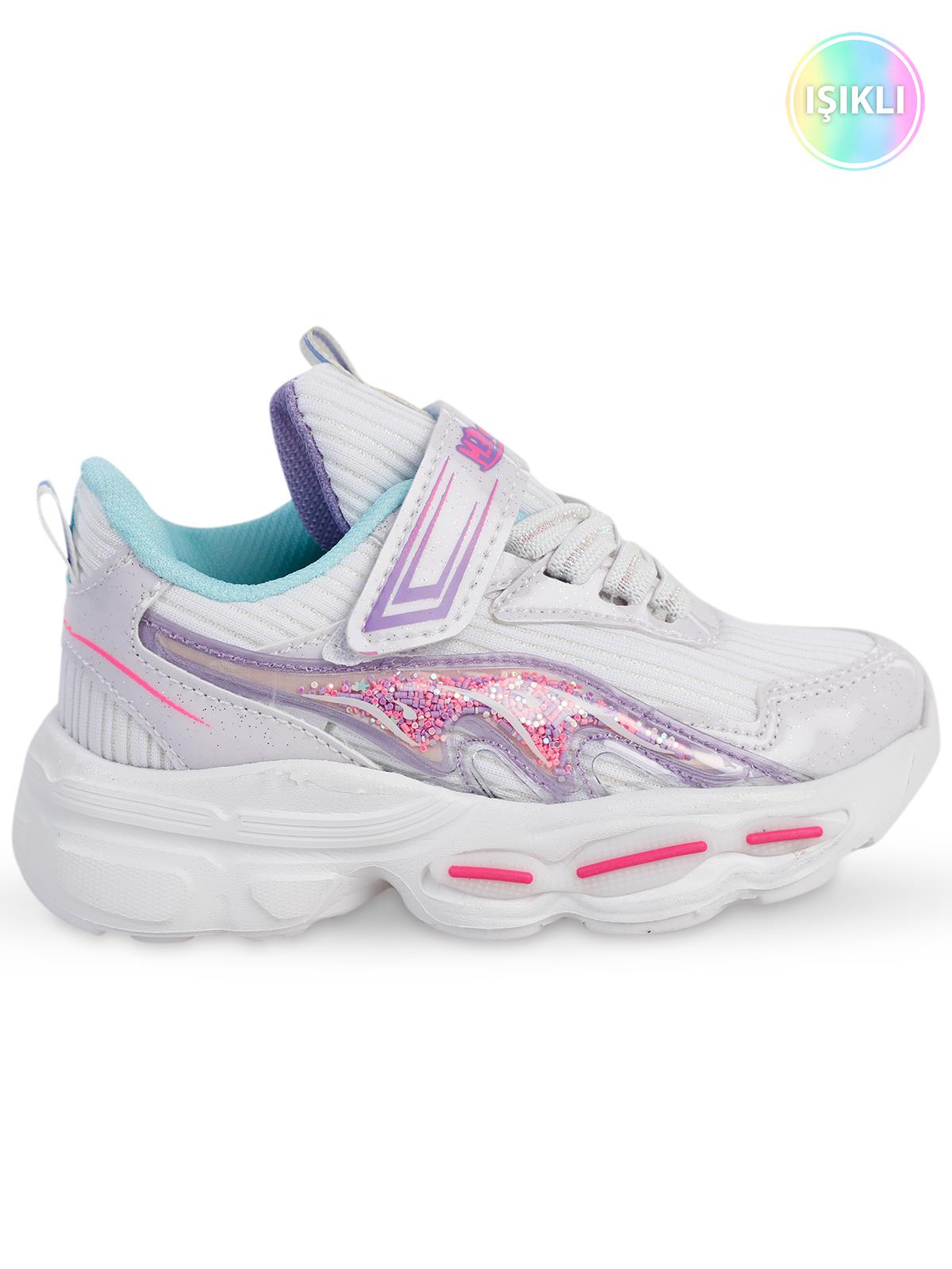 Mp Kız Çocuk Spor Ayakkabı 26-30 Numara - Beyaz