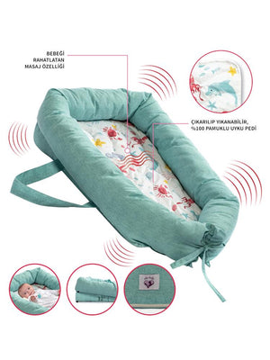 E&E Baby Masajlı Relax Pilli Bebek Reflü Yatağı