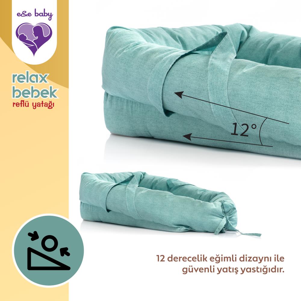 E&E Baby Masajlı Relax Pilli Bebek Reflü Yatağı