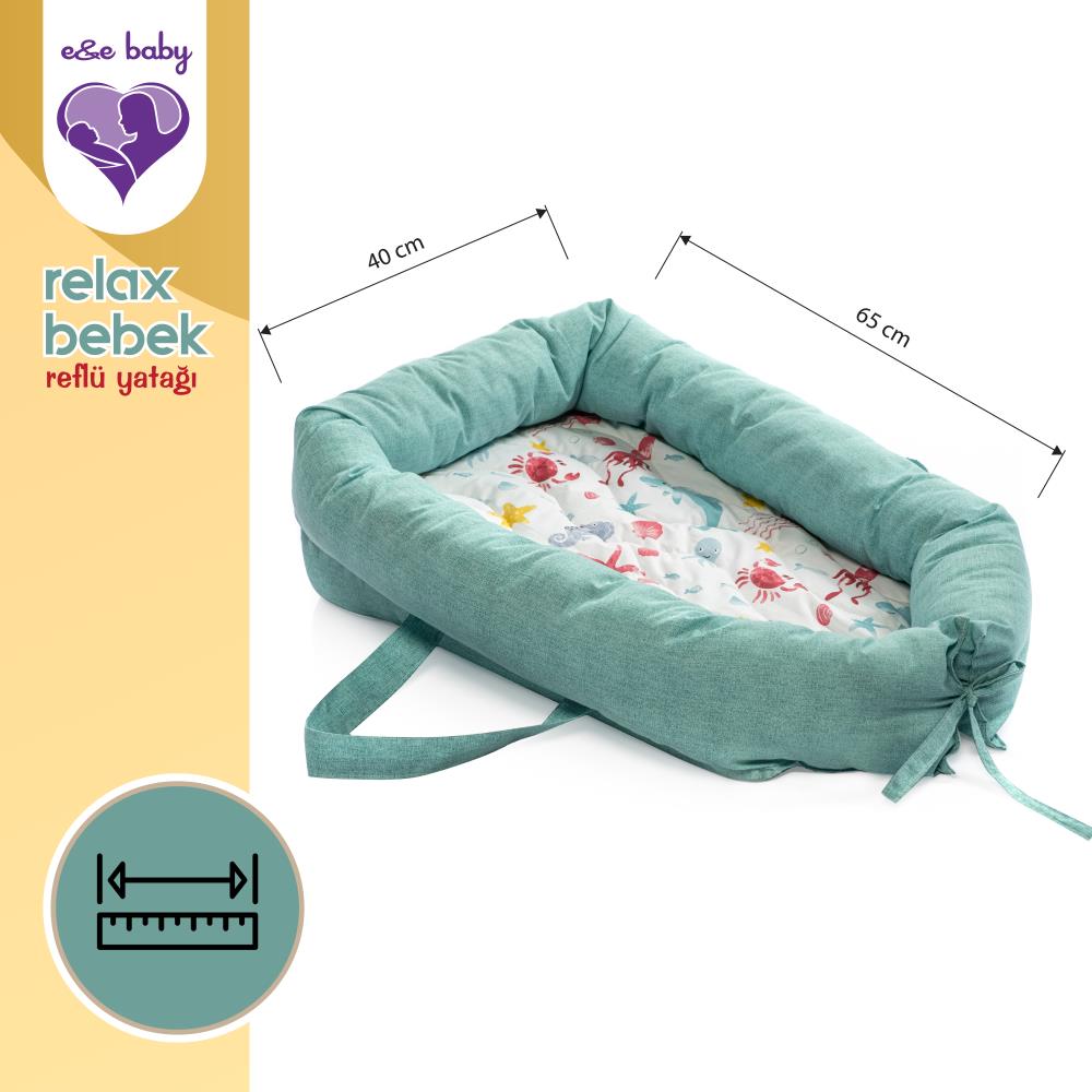 E&E Baby Masajlı Relax Pilli Bebek Reflü Yatağı