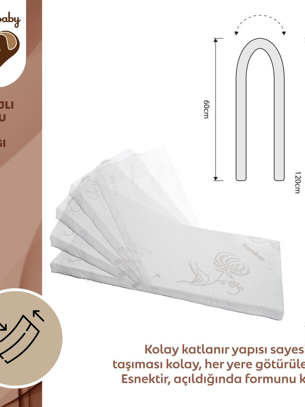E&E Baby Masaj Yapan Bambu Bebek Yatağı 60x120