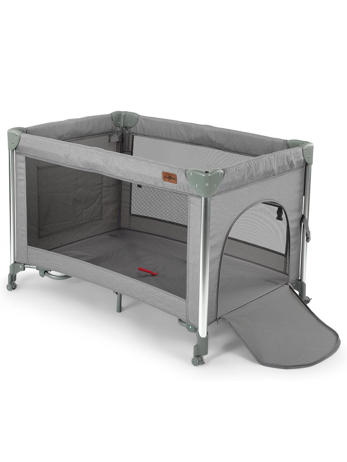 Baby2Go Luna Otomatik Anne Yanı Oyun Parkı 70x110 Cm - Gri