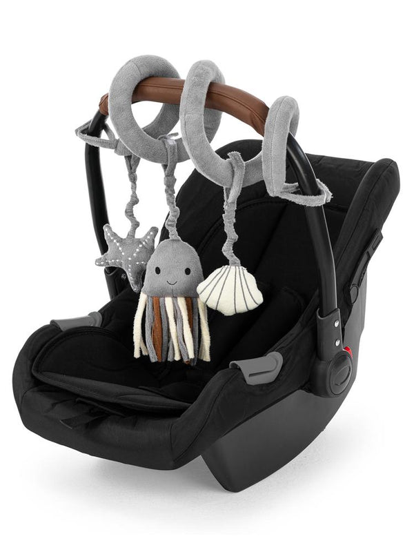 Wellgro Sarmal PusetBebek Arabası Oyuncağı - Gri