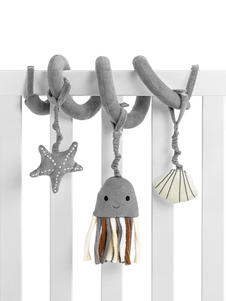 Wellgro Sarmal PusetBebek Arabası Oyuncağı - Gri