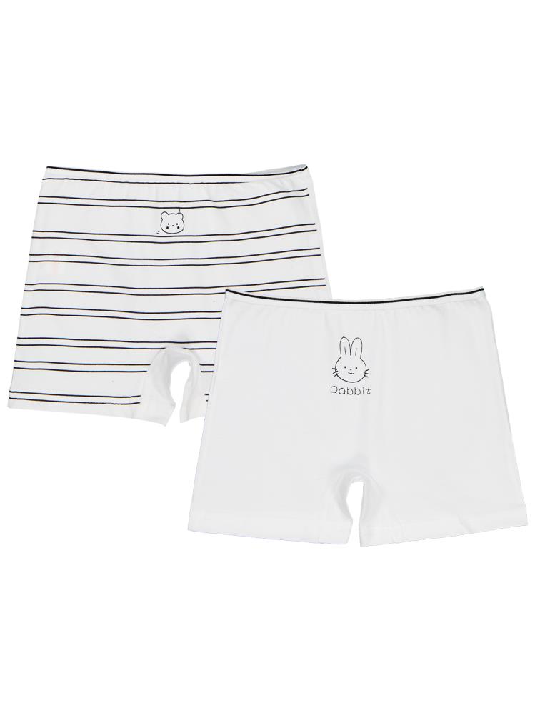 Domi Kids Rabbit  2-8 Yaş Kız Çocuk 2'li Boxer