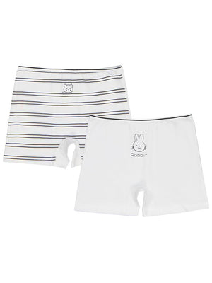 Domi Kids Rabbit  2-8 Yaş Kız Çocuk 2'li Boxer
